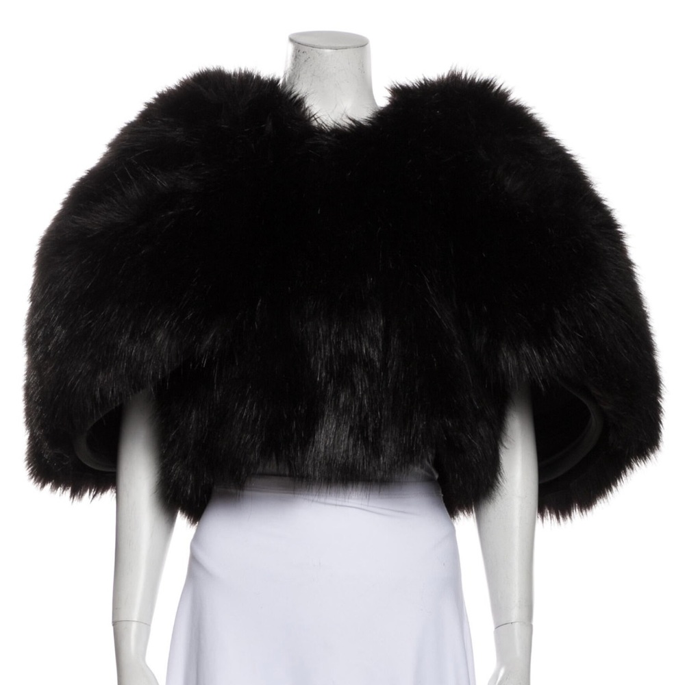 Melitta Baumeister Textured Furry Jacket